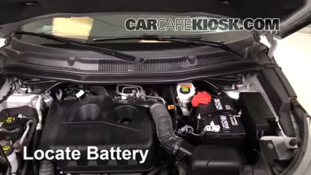 2016 Ford Explorer Limited 2.3L 4 Cyl. Turbo Battery Replace